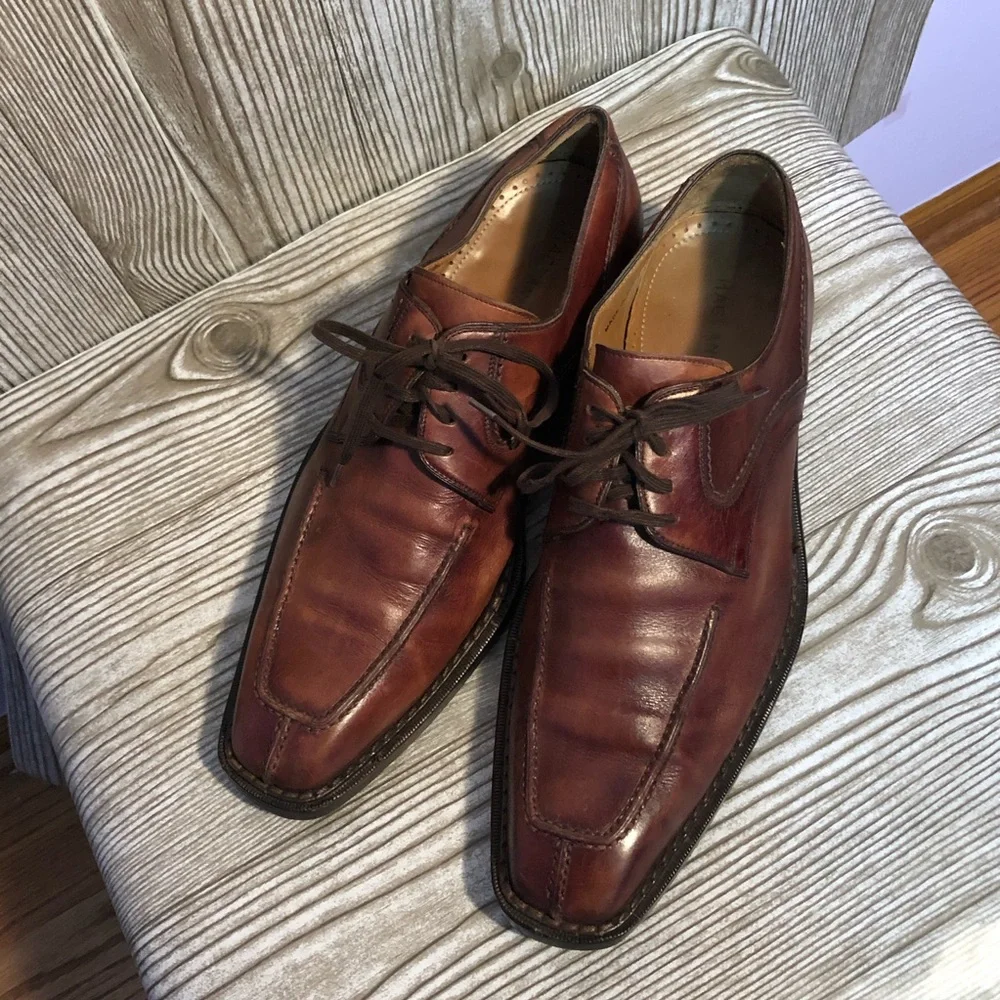 Magnanni Teodoro Split Toe Oxford  Sz 10 - Picture 3 of 12